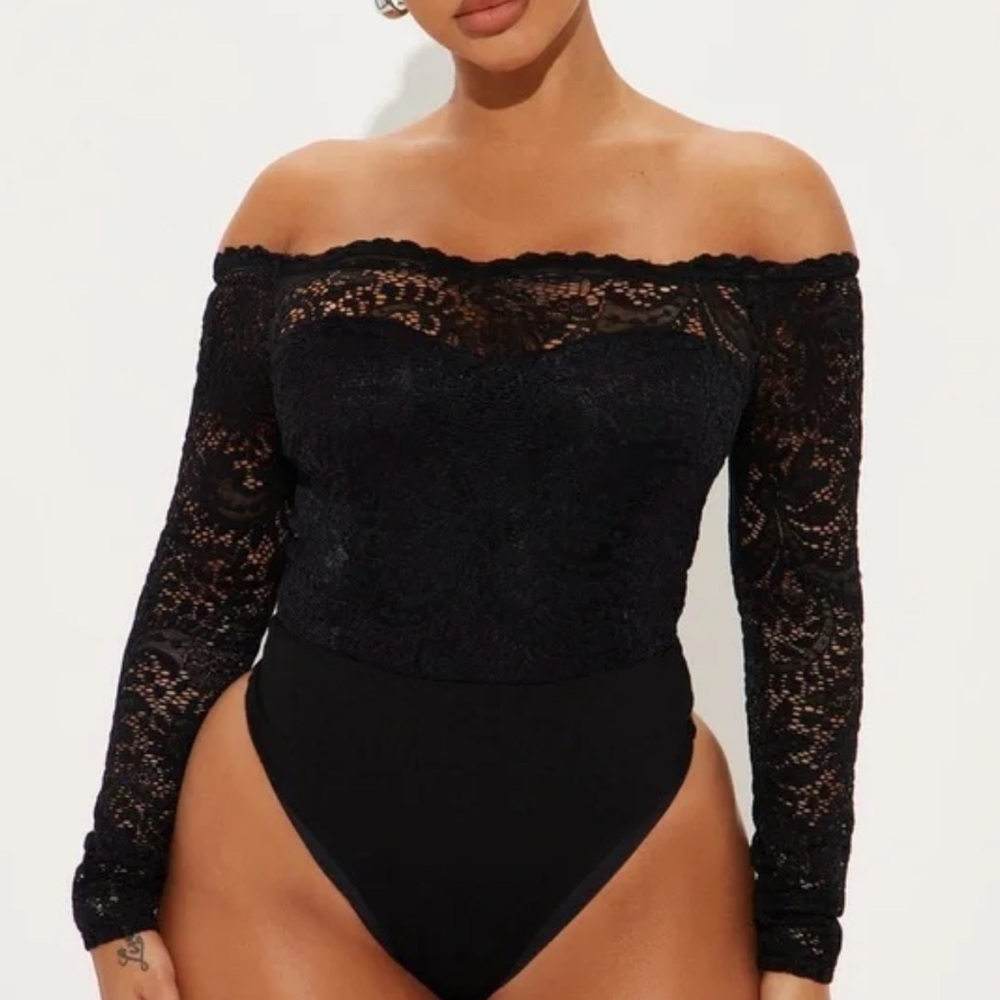 Lace One Piece Bodysuit NWT